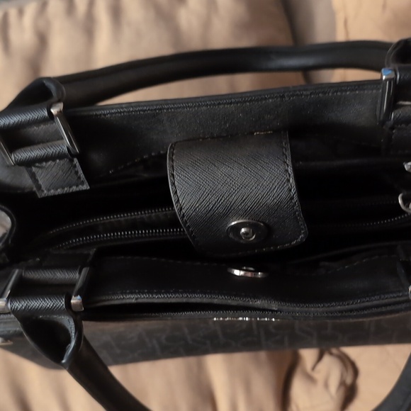 Calvin Klein Satchel with Structured Design and Multiple Pockets - Picture 7 of 10